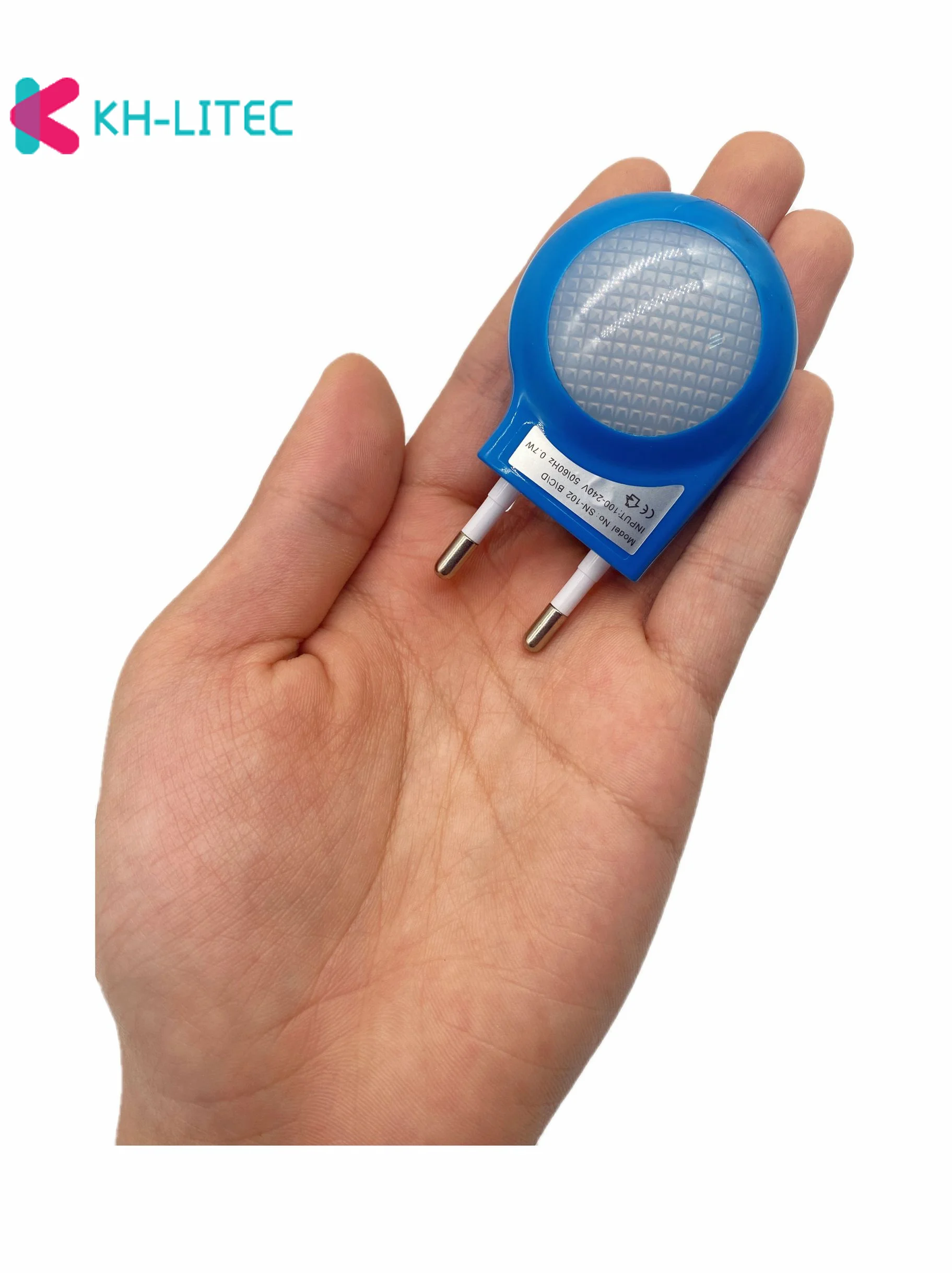 

Ночник-улитка KH-LITEC белый/черный/синий/желтый