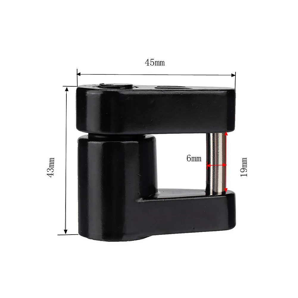 

3/4 inch Trailer Coupler Lock 1/4 inch Dia Zinc Alloy Span Pin with 2 Keys Black Easily Installation Personal Car Elements