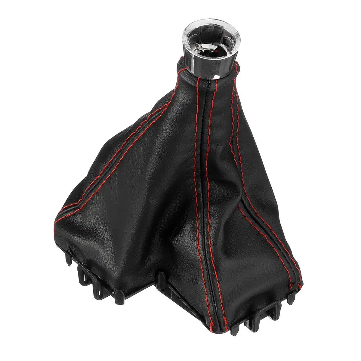 Shift Collar Leather Car Automatic Transmission Gear Shift Knob Shifter Stick Lever Gear Gaiter Boot Cover For Ford/Mondeo Mk4 S-MAX/Galaxy - Название цвета: Shift Collar