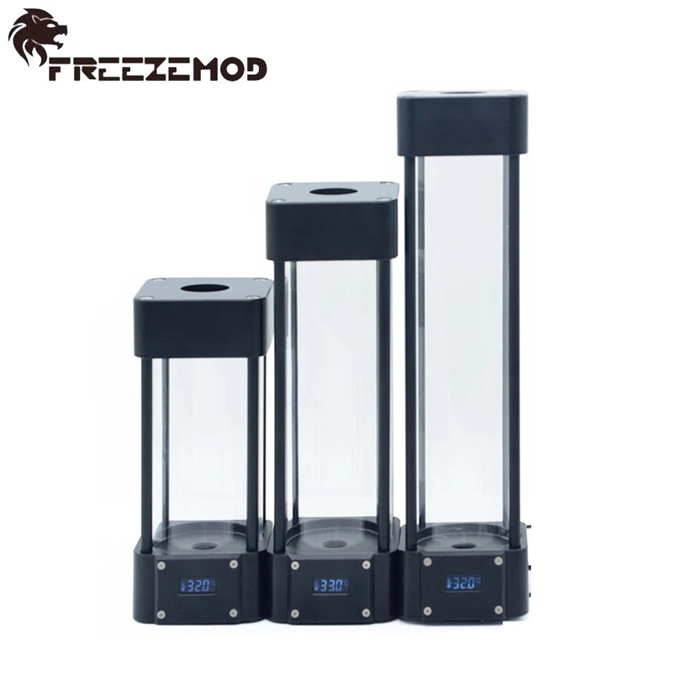 Термометр FREEZEMOD с ЖК-дисплеем акриловый датчик для резервуара воды резервуар из