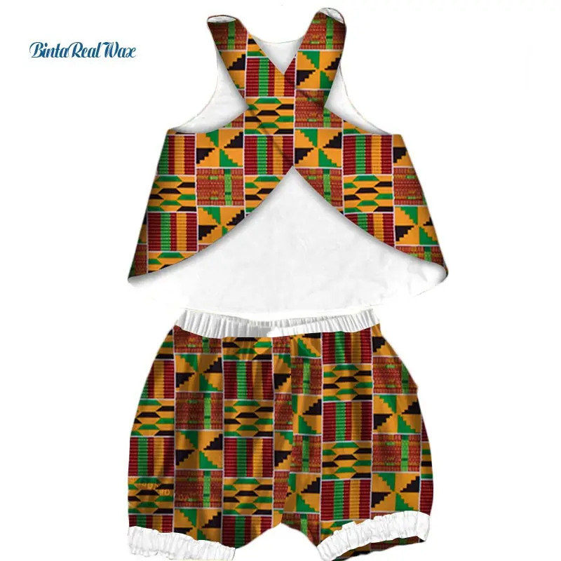Комплект из топа и штанов с принтом в африканском стиле для мальчиков девочек