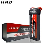 HRB 3800mah графин 7,4 V 11,1 V Lipo батарея 2S 3S 4S 100C 14,8 V XT90 XT60 Deans T EC5 RC Airplanes Car Parts 5S 18,5 V 6S 22,2 V