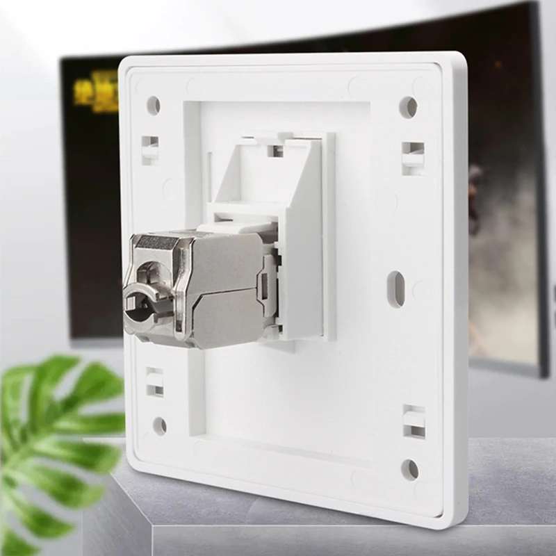 Сетевой экранированный адаптер RJ45 20 шт. 10 ГБ сетевой Keystone Jack без инструментов Cat7 |