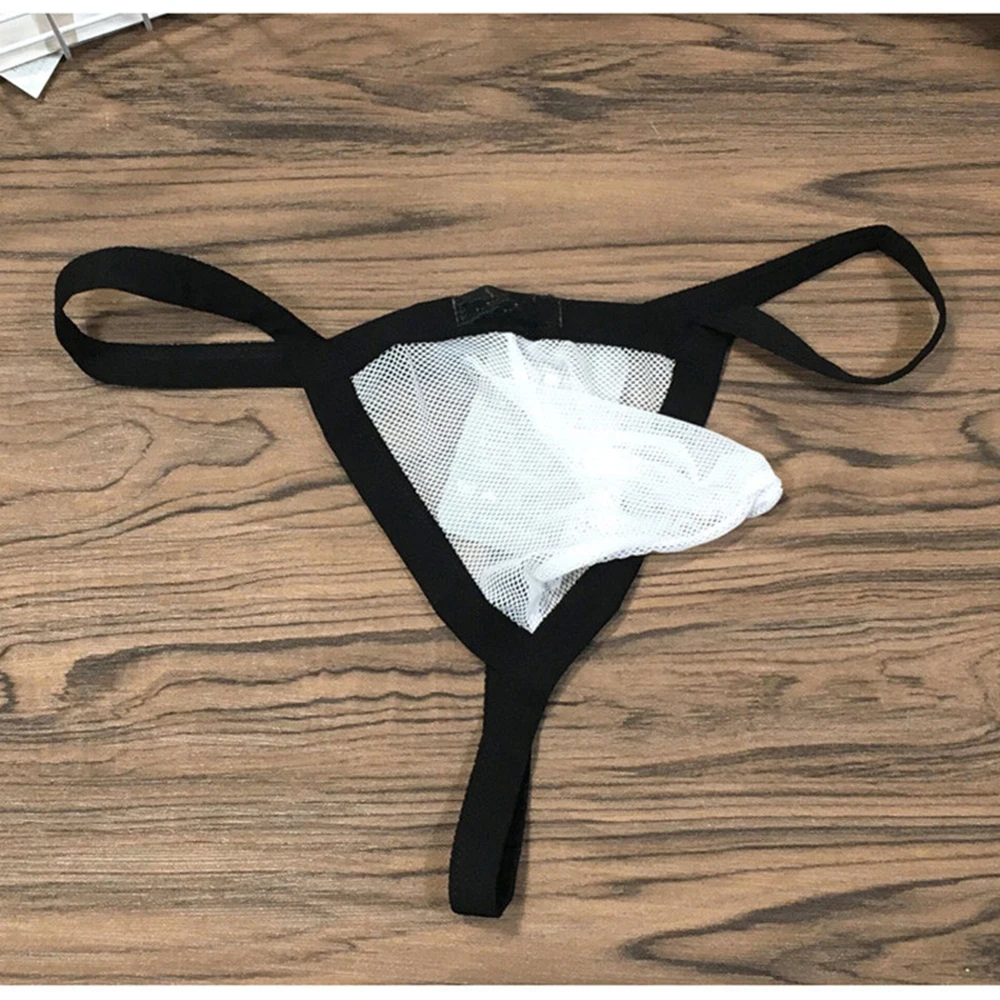 

See Through Briefs Men's Sexy Convex Pouch Brief Mesh Sheer Panties Underwear Transparent Stretchy Seamless Male Underpants A50