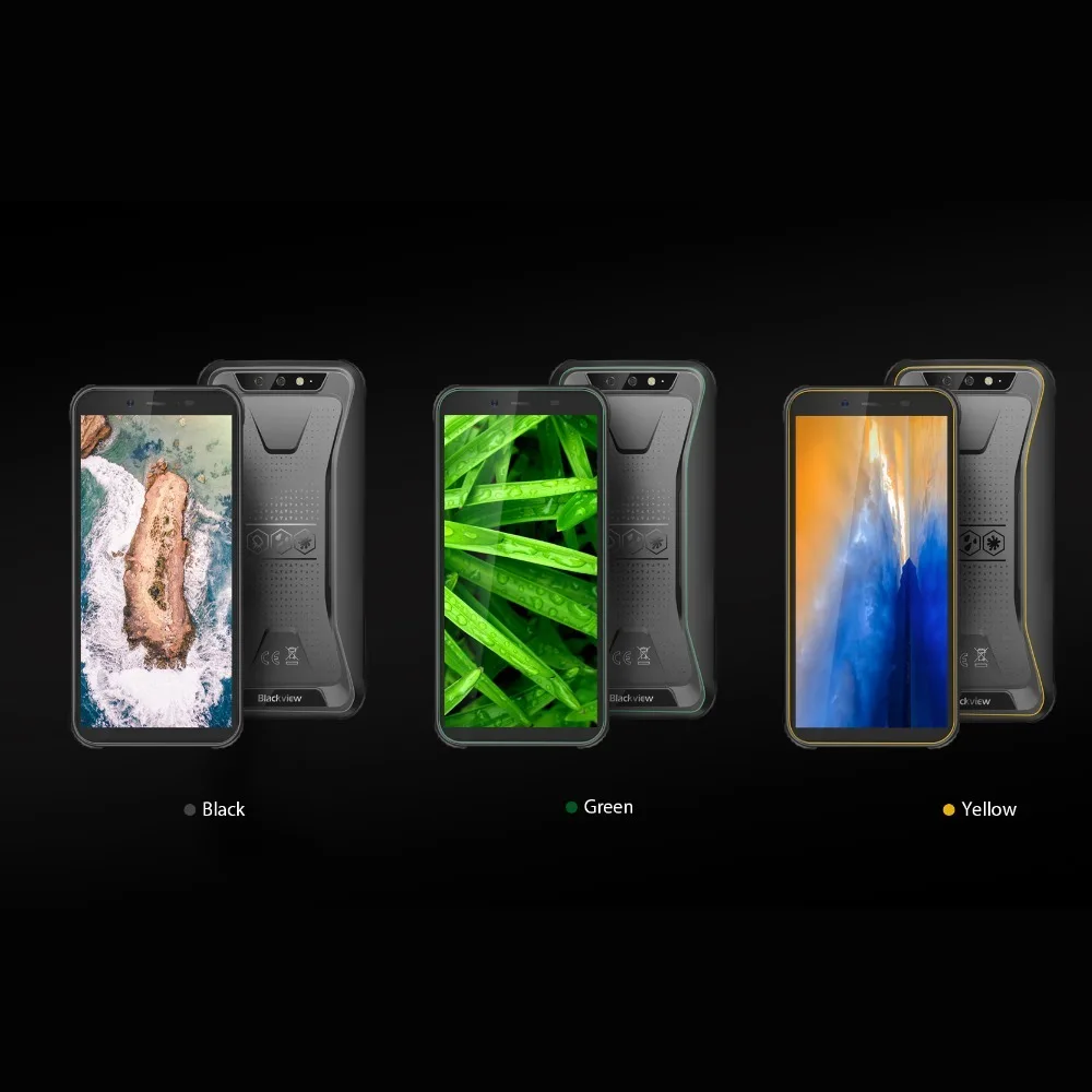 Blackview Bv5500 Ip68 Водонепроницаемый мобильный телефон Dual Sim 5 &quot18:9 Mtk6580p 2 ГБ + 16 Гб 4400 мАч