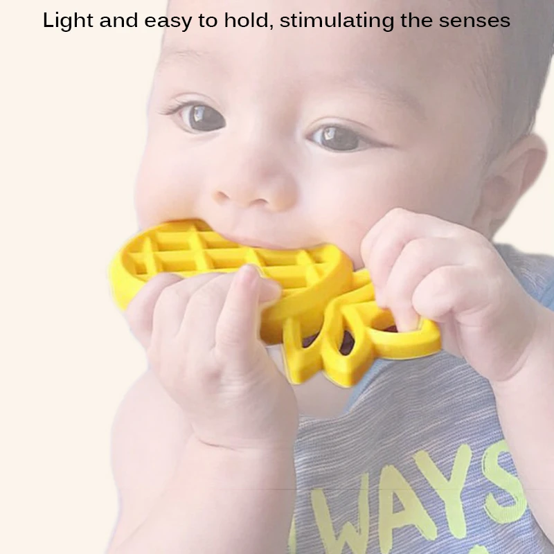 

Pineapple Silicone Teether Baby Teething Nursing Soft Silicone Beads BPA Free Food Grade Toys Soothe Teething Baby