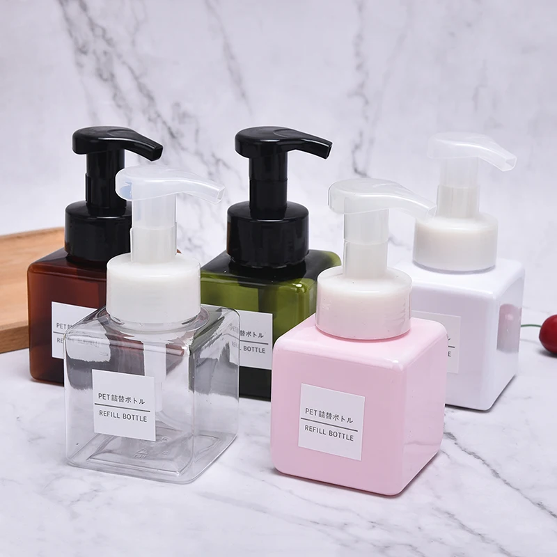 

250ml Foaming Dispenser Bottle Facial Cleaner Portable Travelling Foaming Bottle
