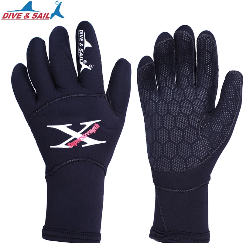 Погружение и парус 3 мм перчатки для подводного плавания высокие растягивающиеся
