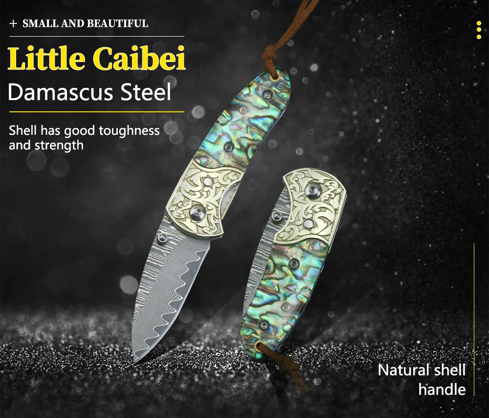 

Theme Folding Knife Pocket Folding Blade Outdoor Diving Knife Camping Survival Hunting Knife Self-defense Portable EDC Tool