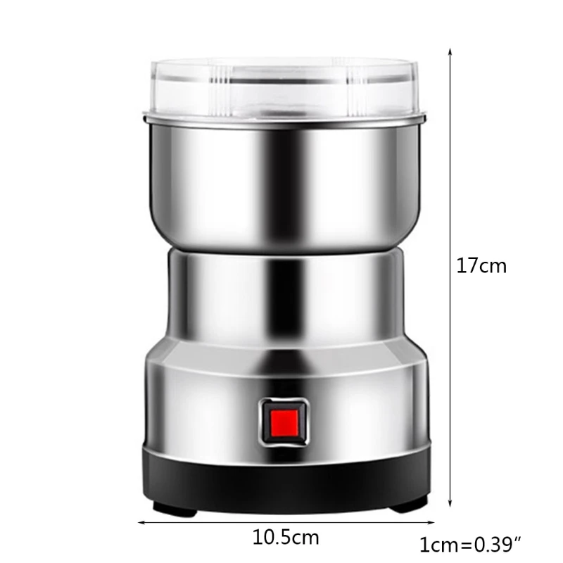 Electric Coffee Grinder Multifunction Stainless Steel Blade Spice Mill Blender