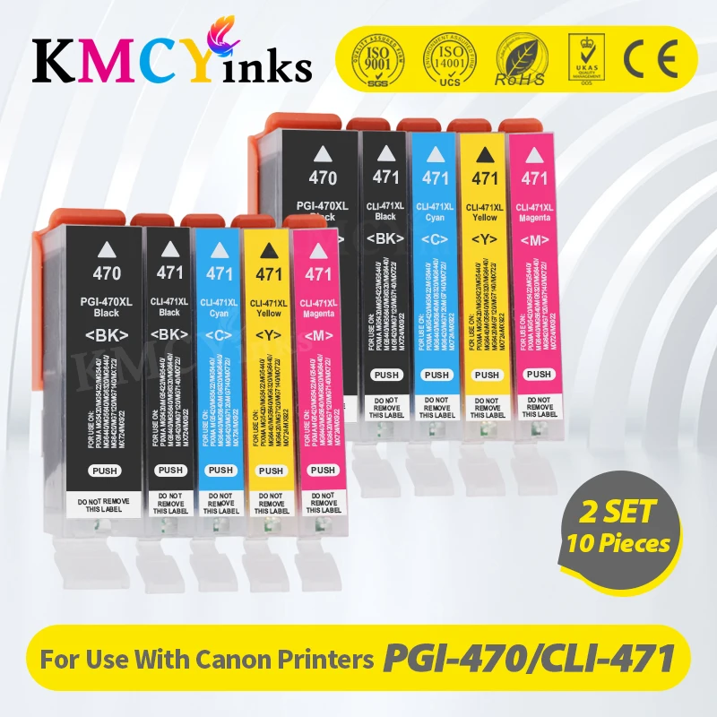 Чернильный картридж для canon PIXMA чернильный PGI470 PGI-470 BK 470 C LI 471 моделей MG5740 MG8640 TS5040
