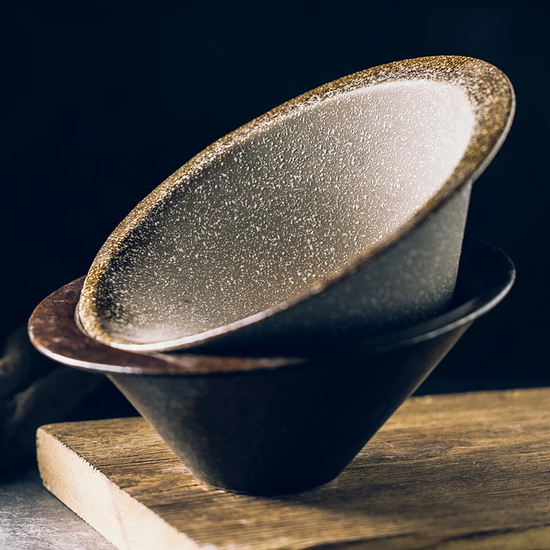 Японская наклонная чаша высокая глубокая для приготовления пищи Салатница