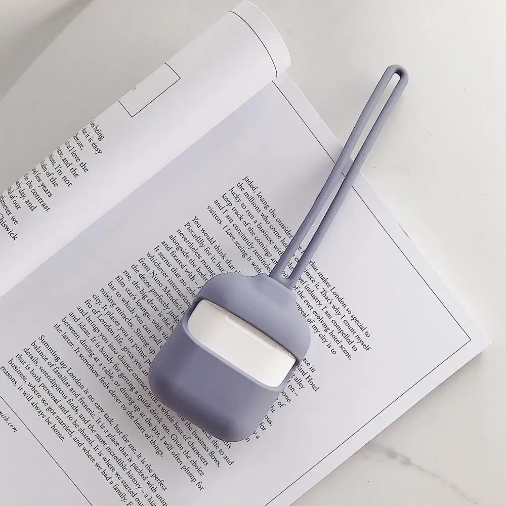Серый Чехол для AirPods новейший для бега спортивный защитный чехол для Air pods i12 i30 i7s i9s i11 Tws беспроводной чехол для наушников - Цвет: Серый