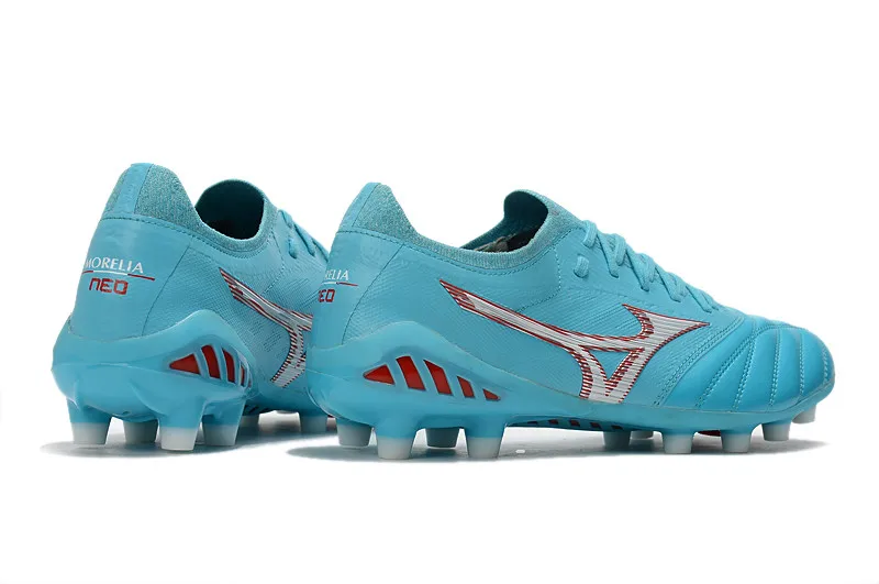 Оригинальные мужские спортивные туфли Mizuno Creation MORELIA NEO III Knitting FG уличные кроссовки