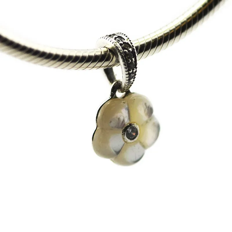 

Flora charm Sterling Silver Jewelry For Beaded Chain Bracelets & Bangles Woman DIY Beads For Jewelry Making