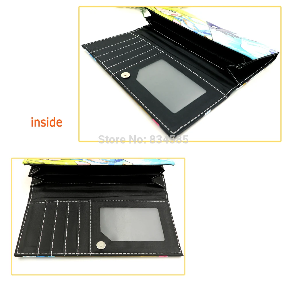 Длинный кошелек из искусственной кожи с рисунком аниме квинтуплет Nakano