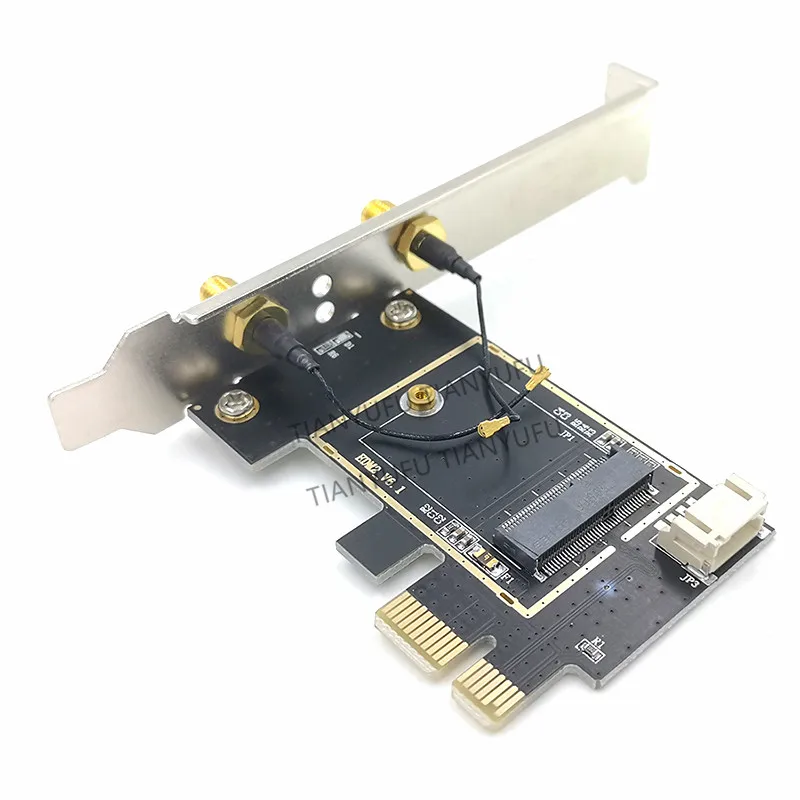 M.2 Вай Фай адаптер M2 Ngff ключ A E к PCI 1X NGFF Поддержка 2230 беспроводная сетевая карта