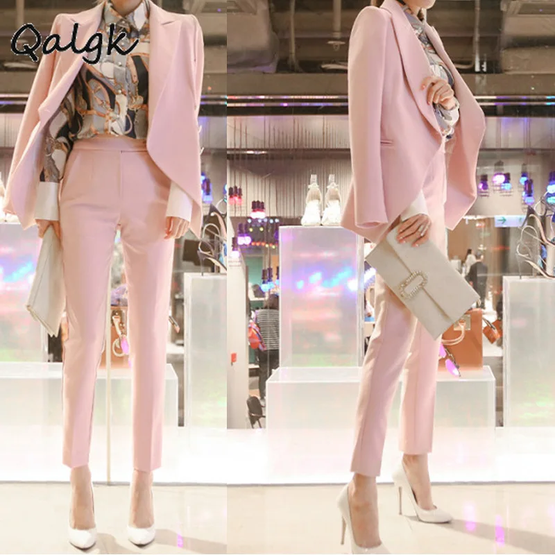 Комплект женский 2019 осень и зима новый темперамент мода свободный большой размер