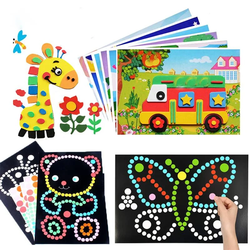 

3D handmade toys for children, 6. Color dots, 5.