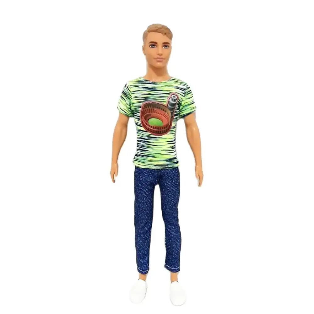 

Handmade T-Shirt Jeans Outfit Sets for Ken Blyth 1/6 MH CD FR SD Kurhn BJD Male Doll Clothes Accessories