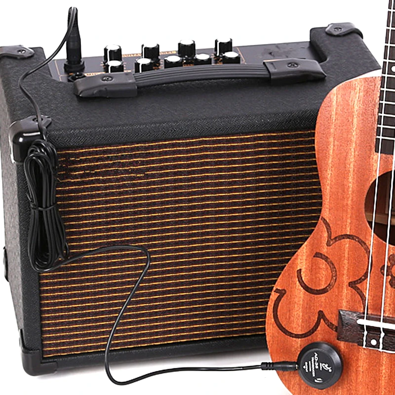 Mini amplificador de recogida de sonido, pastilla de palo transductor para guitarra acústica, ukelele, violín