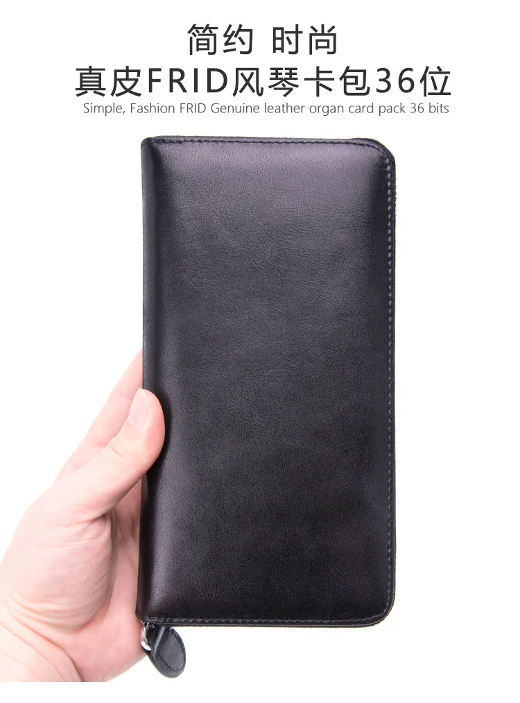 

Card Bit More Women's Bank Card Package Men Card Case Genuine Leather Organ Wallet Card Holder