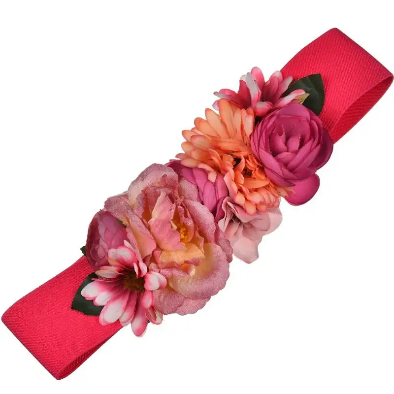 

Beautiful fashion Wide Stretch Elastic Waist Belt High quality Female Dress Belt Girls clothes Accessories Waistband Belts