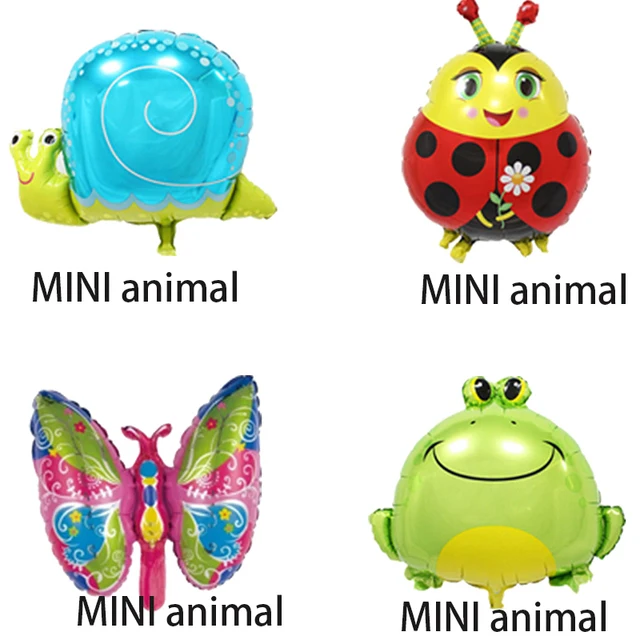 Фотофольгированные воздушные шары пчела лягушка божья коровка Бабочка джунгли