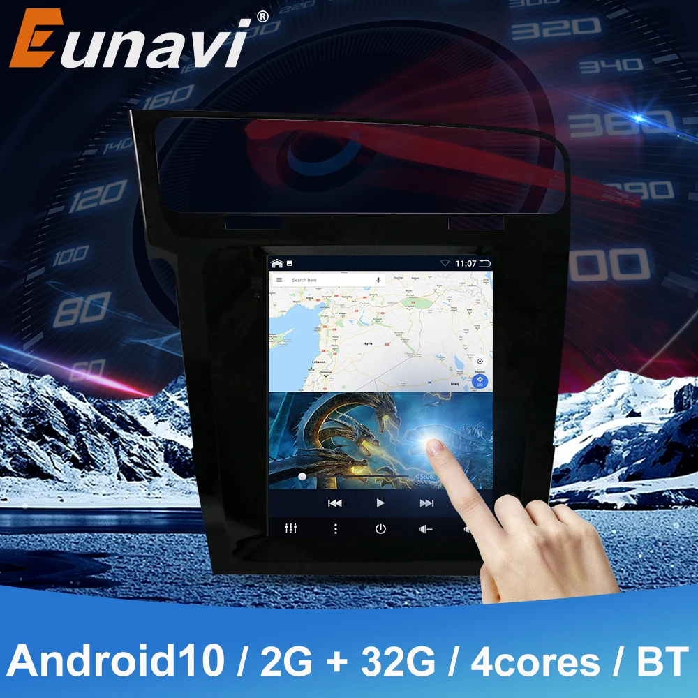 Автомагнитола Eunavi 2 Din Android для VW Volkswagen Golf 7 Golf7 2013-2015 мультимедийный видеоплеер