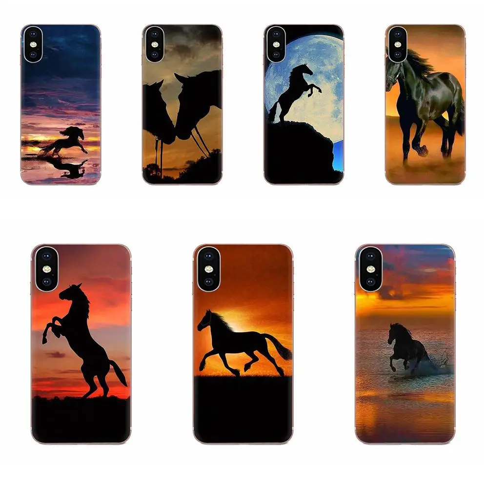 Мягкий чехол для сотового телефона из ТПУ Running Horse Galaxy Grand A3 A5 A7 A8 A9 A9S On5 On7 Plus Pro Star 2015