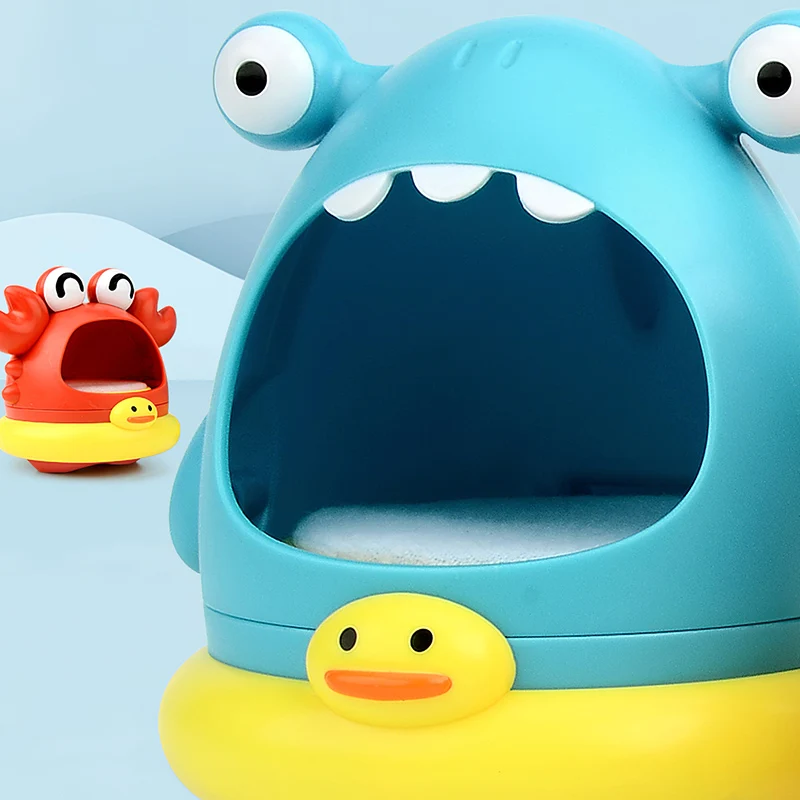 

Outdoor Bubble Machine Crabs Music Kids Bath Toy Bathtub Soap Automatic Bubble Maker Baby Bathroom Toy for Children
