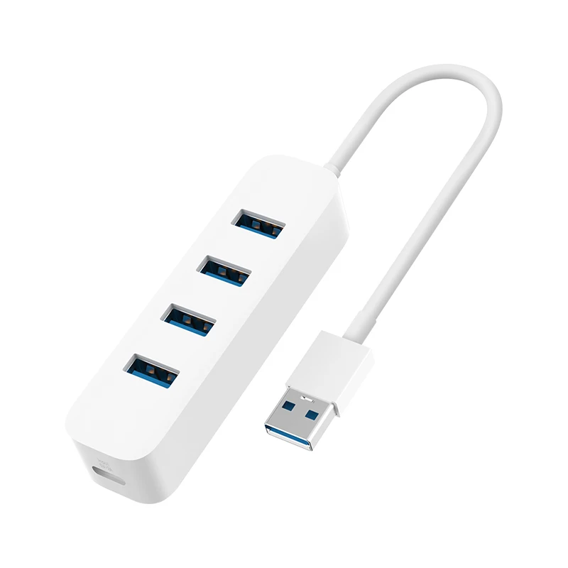 xiaomi splitter Xiaomi USB 3,0 разветвитель четыре порта USB расширения/USB3.0 высокая скорость передачи/легкий портативный type-c USB-C зарядки - Цвет: xiaomi splitter