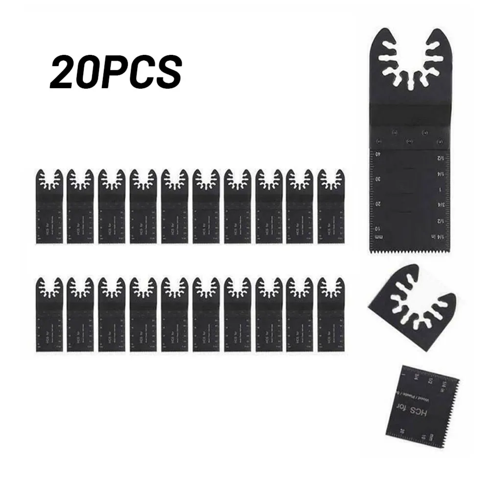 

20*Saw Blades 93mm / 3.6'' 20 Pcs Universal 34mm Oscillating Multi Tool Saw Discs Carbon Steel Cutter Finisher For CRAFTSMAN TCH