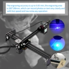 Лазерный гравировальный станок, высокоскоростной Настольный лазерный гравер, портативный бытовой принтер для творчества сделай сам, резак для лазерной гравировки, 20 Вт