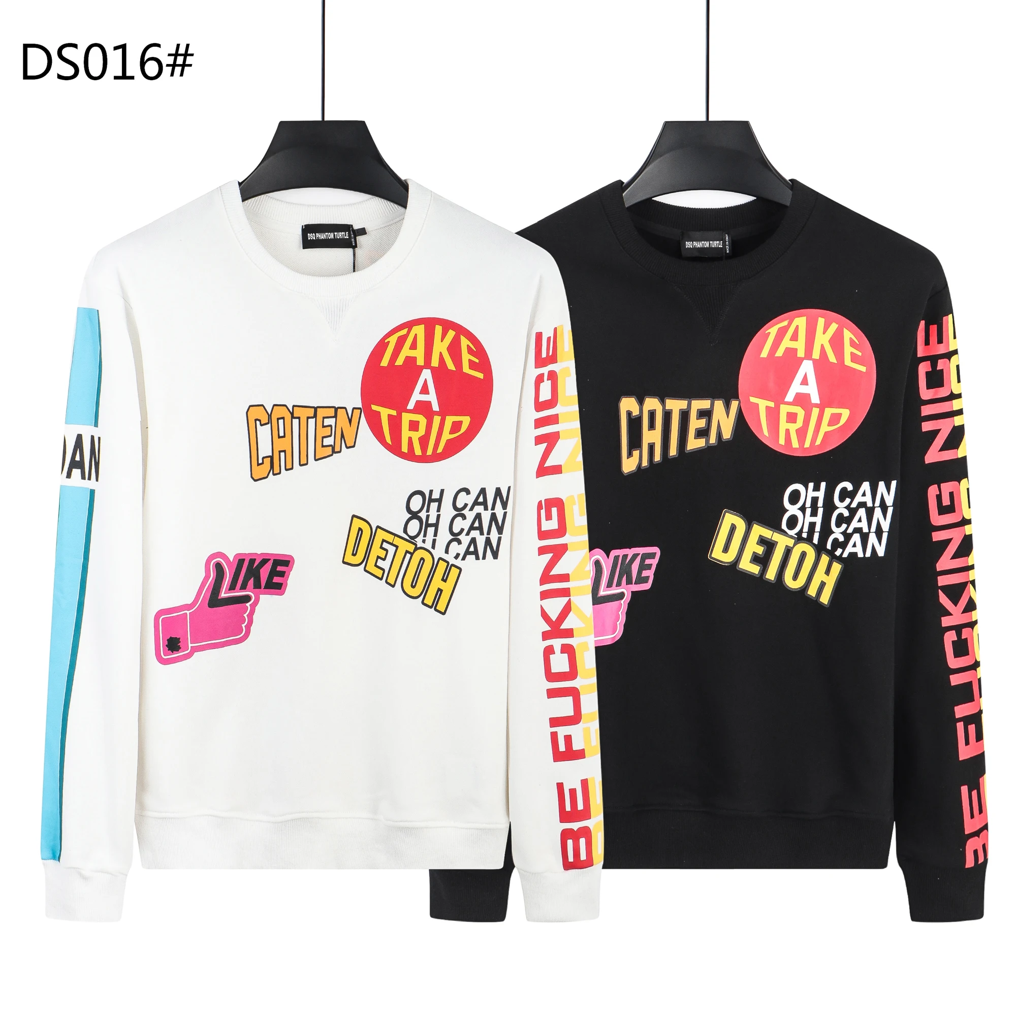 

DSQ Brand Sweater Mens Designer Hoodies Italy Fashion Sweatshirts Autumn Winter Print Man Hoody Male 100% Cotton Tops 84185