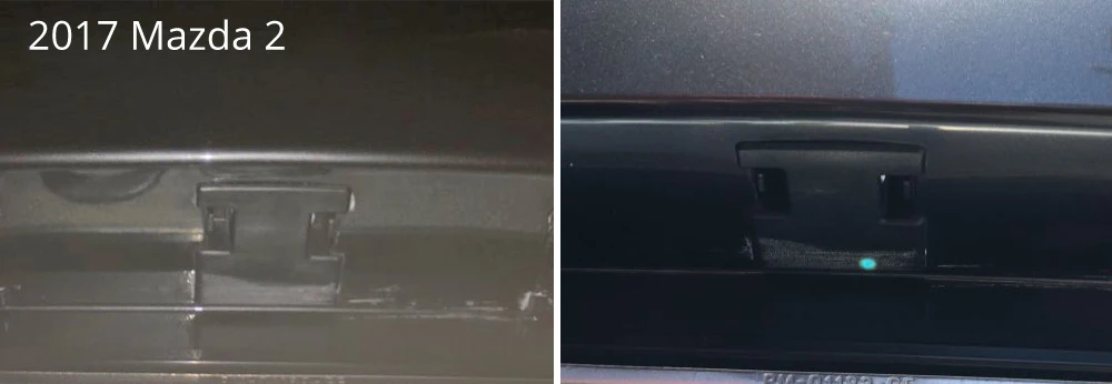Sinosmart в ассортименте, автомобильная парковочная камера заднего хода для Mazda 2, хэтчбек(5 дверей), установка на заводе, оригинальное отверстие для камеры