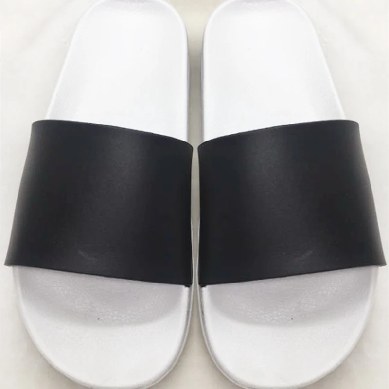 white-and-black Private Order Custom slippers logo pattern characters lovers antiskid In-room slippers 12 Zodiac characteristic slippers Postage - Цвет: white-and-black