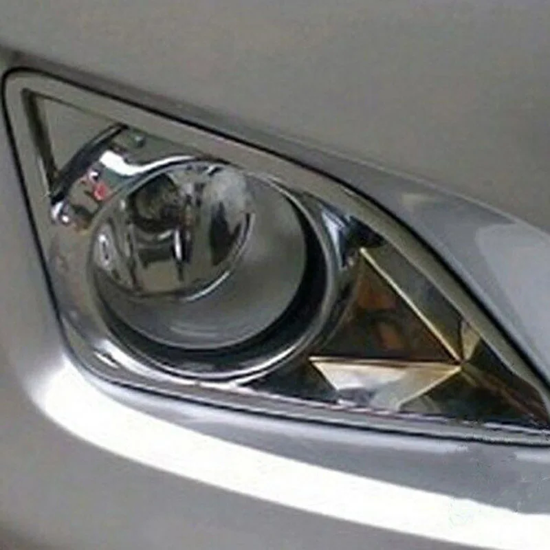 Хромированный передний противотуманный светильник с рамкой для Toyota Corolla 2009 2010 2011