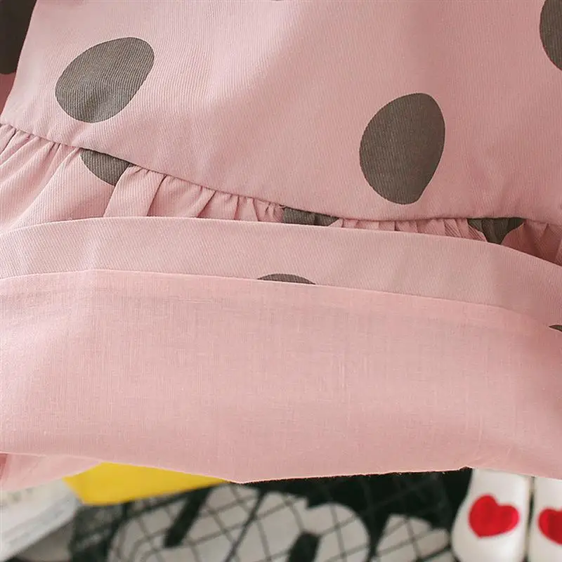 Одежда для малышей осеннее платье маленьких девочек в Корейском стиле Толстый