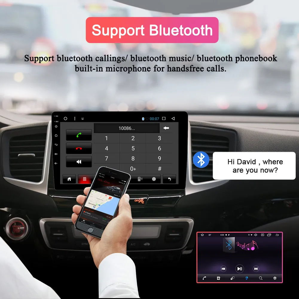 Автомагнитола 2DIN 2 + 32 ГБ Android 9 1 мультимедийный видеоплеер GPS-навигатор для Toyota Camry