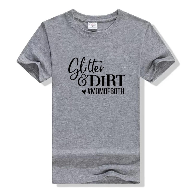 Подарок на день матери гранж Tumblr блестящая и грязная мама обоих букв женская