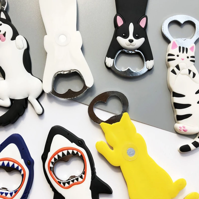 1 шт. и милые носки с рисунками зверей из мультфильмов пивная бутылка Открыватель