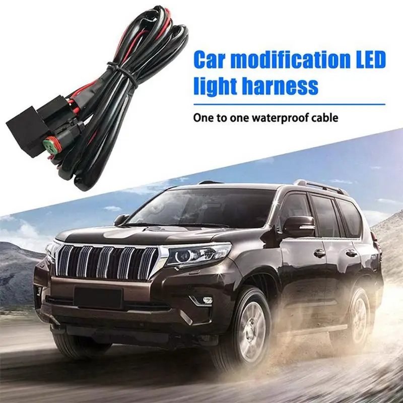 AOZBZ Новый светодиодный кабель для рабосветильник с переключателем ВКЛ./ВЫКЛ. 40 А 12