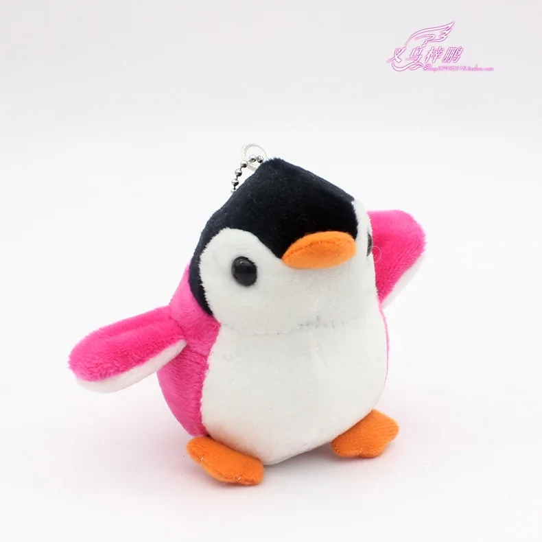 

4Colors plush toy penguin keychain with suction cup pendant bag ornaments wedding gifts Christmas gifts wedding bouquet toy doll