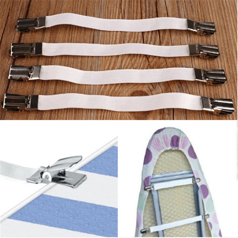 

4Pcs Ironing Board Cover Table Cloths Buckle Holder Sofa Clip Fasteners Brace Bed Sheet Grips Buckle Furniture Accessories