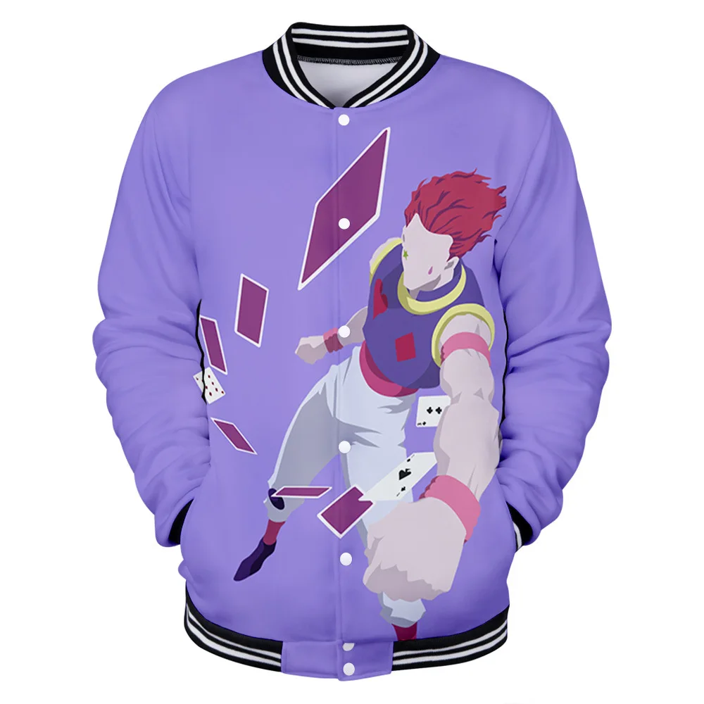 Куртка Hunter X HISOKA бейсбольная форма модная куртка с 3D принтом GON FREECSS мужская