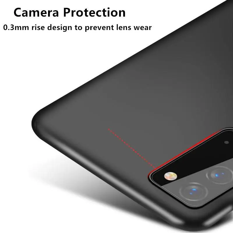 Матовый чехол для Samsung Galaxy S20 FE S21 Plus Ультратонкий Мягкий из ТПУ телефонов A02S A12 32 A42