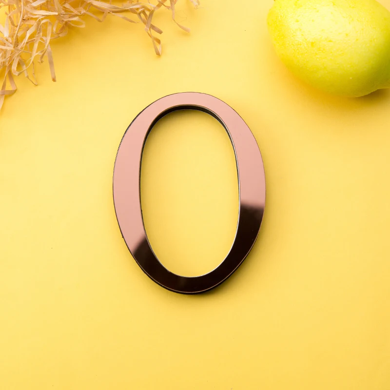 Зеркальные акриловые буквы 3D