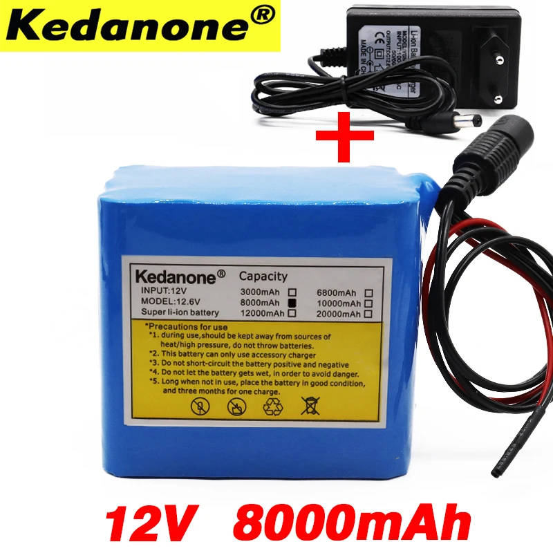 

18650 battery 100% original 12V 8AH Battery suitable for electrical equipment 3S4P 12.6v 8Ah lithium ion rechargeable battery