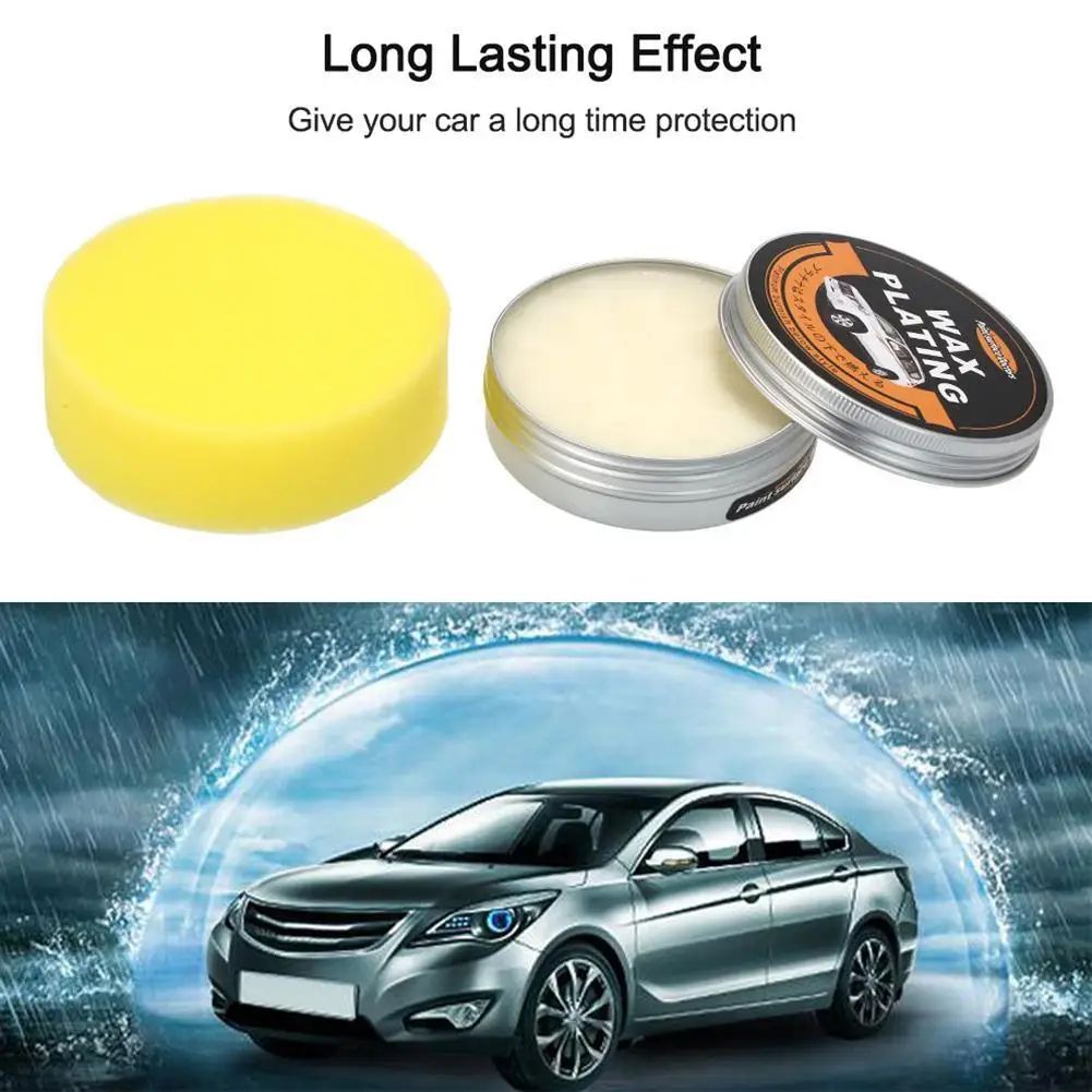 

Car Scratch Mighty Remover Cream With Sponge Auto Body Care Automobile Polishing Hard Scratch Paint Wax Repair Paste Remover